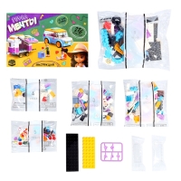 Конструктор для девочек &laquo;Город мечты. Машинка с прицепом&raquo;, 2 минифигуры и 276 деталей