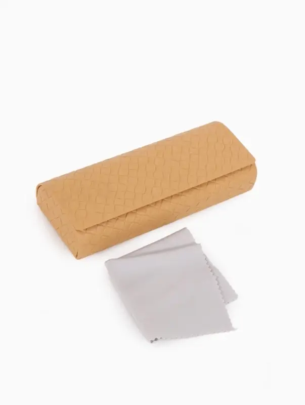 Футляр для очков Июнь2502 15,5*6*3 см, магнит, бежевый