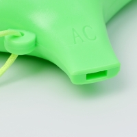 Окарина Music Life 12 отверстий, зелёная, 15,5 х 10 х 4,3 см