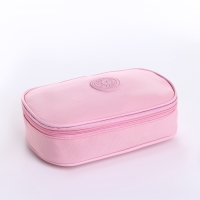 Косметичка на молнии, цвет розовый