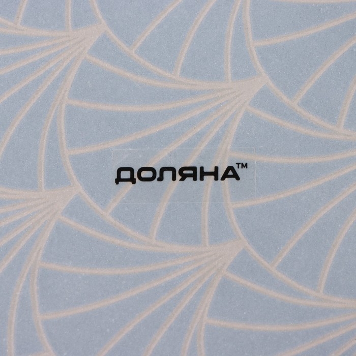 Салатник стеклянный Доляна &laquo;Золотое перо&raquo;, 1.1 л, 22,5&times;5 см, цвет чёрный