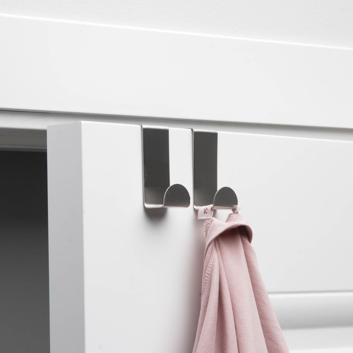 Крючки надверне SAVANNA &laquo;Минимализм&raquo;, 2 шт, металл