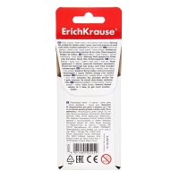 Мелки пластиковые 6 цветов ErichKrause, диаметр 7 мм, заточенные