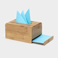 Салфетница Доляна &laquo;Комфорт&raquo;, 17&times;11&times;9 см, бамбук