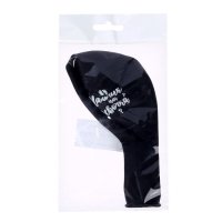 Воздушный шар латексный на гендер-пати 18" &laquo;Мальчик или девочка&raquo;, чёрный, 1 шт.