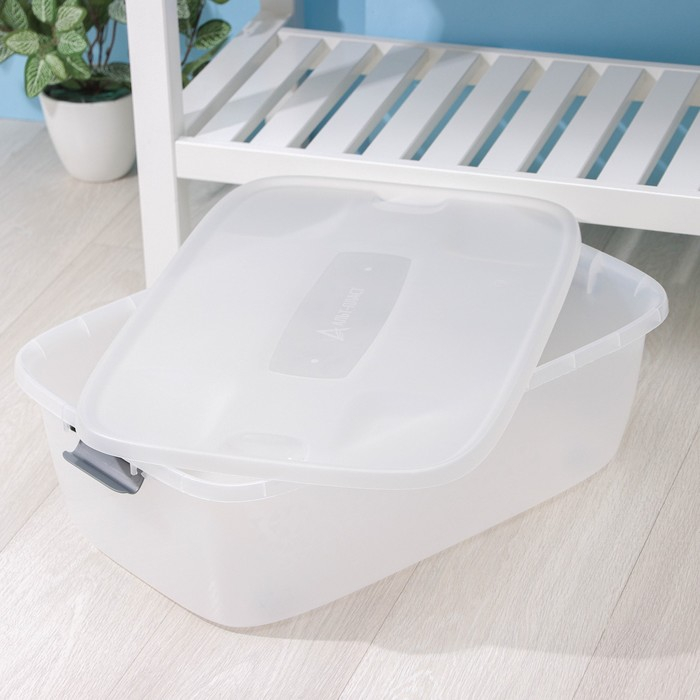 Бокс универсальный на колёсиках, 32 л, 60&times;40&times;19 см, цвет МИКС