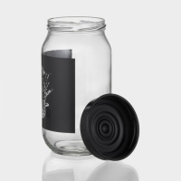 Банка стеклянная для сыпучих продуктов &laquo;Кухня&raquo;, 1 л