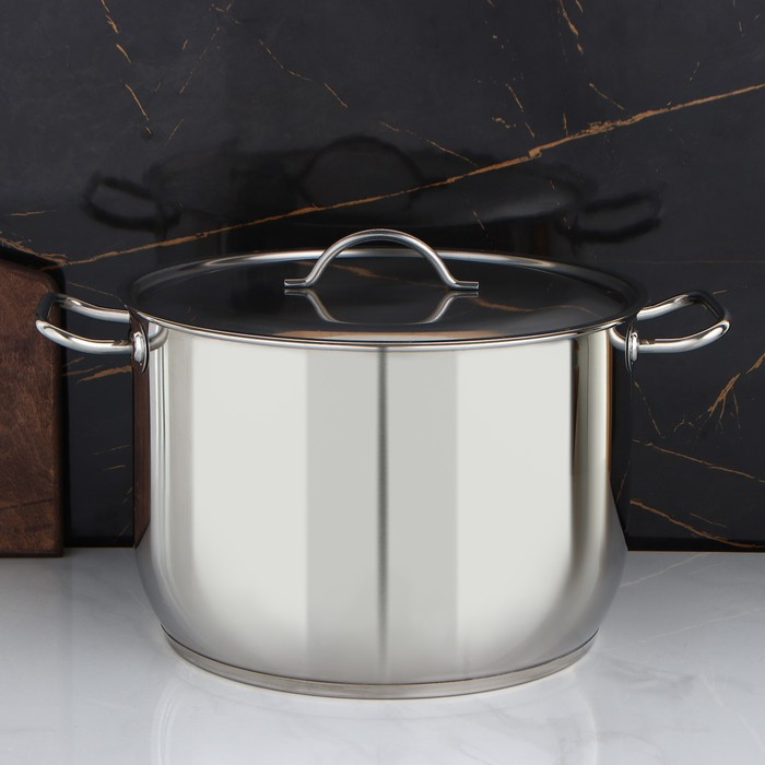 Кастрюля &laquo;Профи&raquo;, 20 л, d=34 см, капсульное дно, индукция