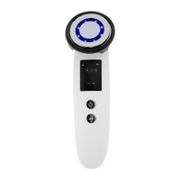 Массажёр для чистки лица LEM-03, ИК-подогрев, 3 скорости, АКБ, 500 мАч, от USB, белый