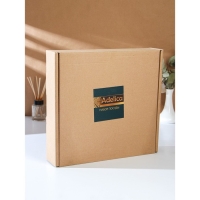 Менажница деревянная Adelica, 3-х ярусная с подставкой для вина, d=30&times;1,8 см, d=26&times;1,8 см, d=20&times;1,8 см, берёза, в подарочной коробке