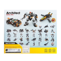 Конструктор &laquo;Гоночный транспорт&raquo;, 256 деталей, 36 вариантов сборки