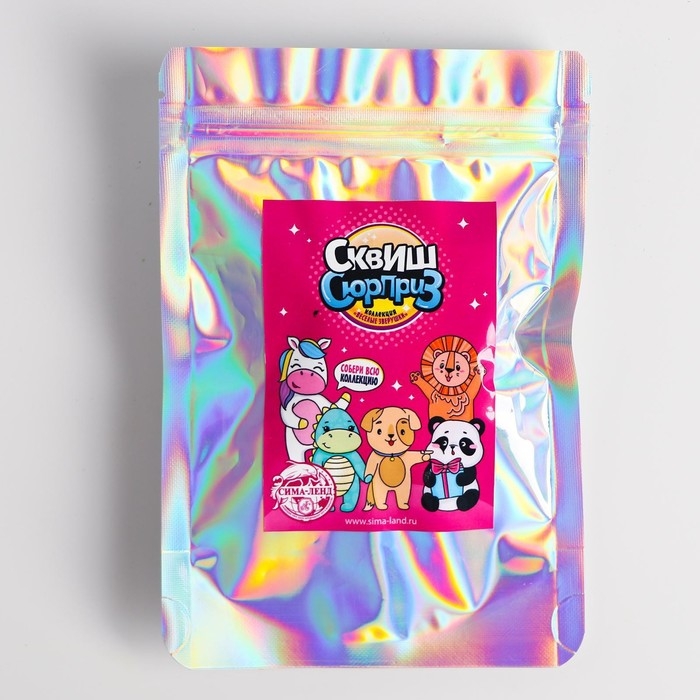 Сквиш сюрприз &laquo;Весёлые зверушки&raquo;, коллекция, в пакете