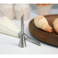 Насадка кондитерская для начинки KONFINETTA &laquo;Эклер&raquo;, d=1,7 см, выход d=0,7 см, нержавеющая сталь