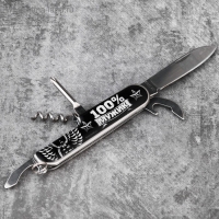 Набор &laquo;Самый крутой&raquo;, нож мультитул, стопка 30 мл, 2 шт.