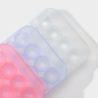 Форма для льда &laquo;Сапфир&raquo;, 28 ячеек, 24&times;12,7&times;2 см, цвет МИКС