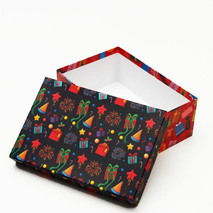 Набор коробок 3 в 1 "Уютный новый год", 23 х 16 х 9,5 - 19 х 12 х 6,5 см