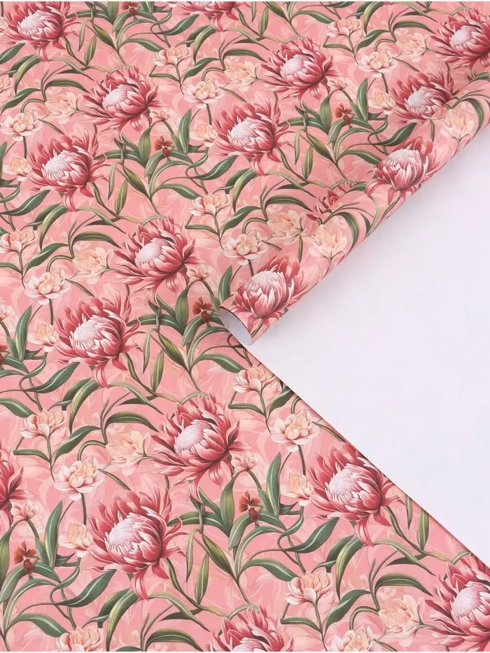 Бумага упаковочная &laquo;Цветочная&raquo;, 70 &times; 100 см