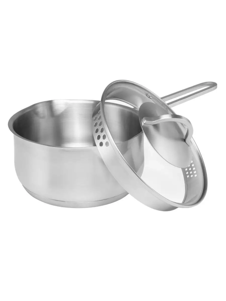 Ковш сотейник 1,5 л кухонный Solid-16SP с крышкой и носиком