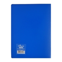 Папка с 20 вкладышами А5, 500 мкм, Calligrata, текстура "песок", синяя