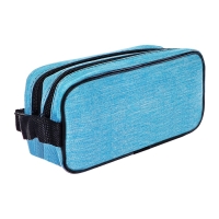 Пенал мягкий 2 отделения, 100 х 220 х 70, с ручкой, стандарт, МИКС