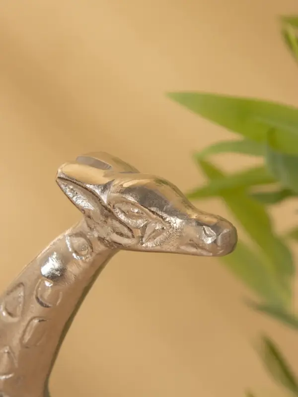 Подсвечник "Жираф" алюминий 22,5х11,5х23 см