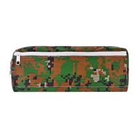 Пенал мягкий "Миллитари" 2 отделения, 80 х 210 х 40 мм, МИКС