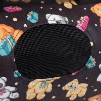 Сумка-переноска каркасная "Плюшевые медведи", размер S, 37 х 15 х 22 см