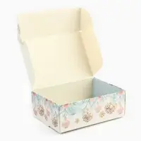 Коробка подарочная новогодняя складная &laquo;Снежного Нового года&raquo;, 14 х 10 х 5 см