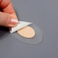 Пластырь для ног, набор - 10 шт., на клеевой основе, бежевый