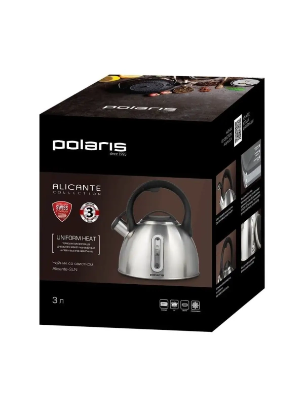 Чайник для плиты со свистком, Alicante-3LN ( 3 литра )