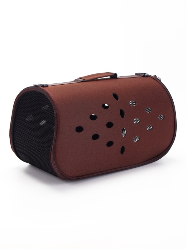 Складная сумка-переноска, материал EVA, 50 х 25 х 27 см, коричневая