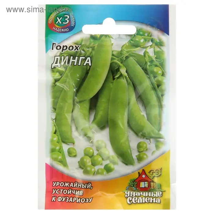 Семена Горох "Динга", 6 г  серия ХИТ х3