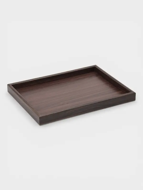 Подносы Доляна, набор 3 шт., 40&times;30 см, 35&times;25 см, 30&times;20 см, дерево, коричневые