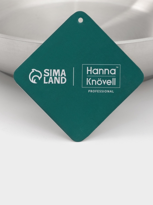 Сковорода d=26 см, h=6 см, толщина стенки 0,6 мм, индукция, дно al+fe+al