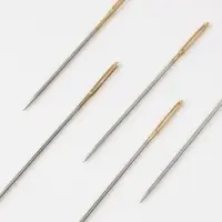 Иглы швейные для гобелена №18/22, d=1.15 мм, 4.2-4.6 см, с золотым ушком, 6 шт.