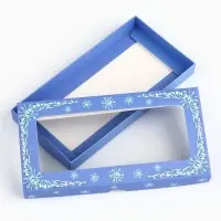 Коробка для шоколада &laquo;Снежная сказка&raquo;, с окном, 16.4 х 8.4 х 1.7 см