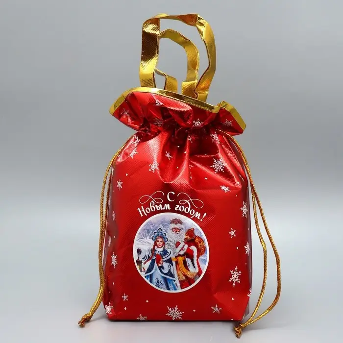 Пакет-мешок из нетканного материала &laquo;Новогоднее настроение, 25 х 32 см