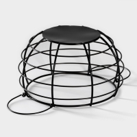 Ёмкость керамическая для хранения Доляна &laquo;Курочка&raquo;, 22&times;20,5 см, цвет белый