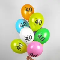 Воздушные шары латексные 12" &laquo;40&raquo;, 10 шт., МИКС