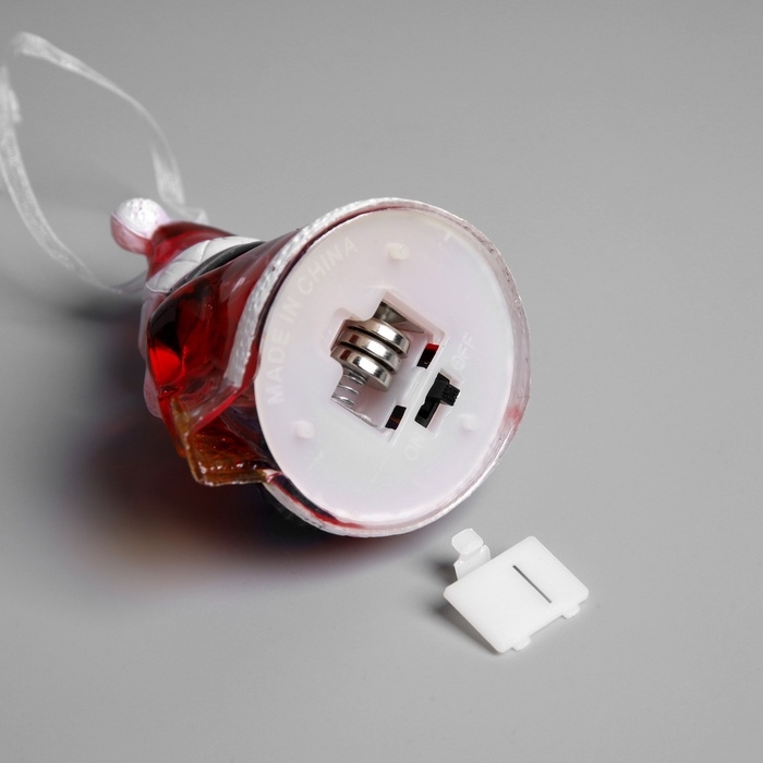 Ёлочная игрушка &laquo;Снеговик&raquo;, 8 см, от батареек, свечение мульти (RGB)