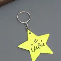 Брелок пластик светоотражающий "#Сияй" МИКС 5,5х4 см