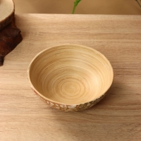 Миска 15х15х6 см, бамбук