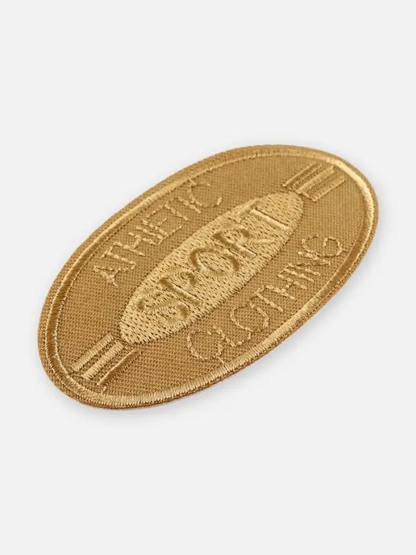 Термоаппликация Sport, 4.8&times;8 см, светло-бежевая