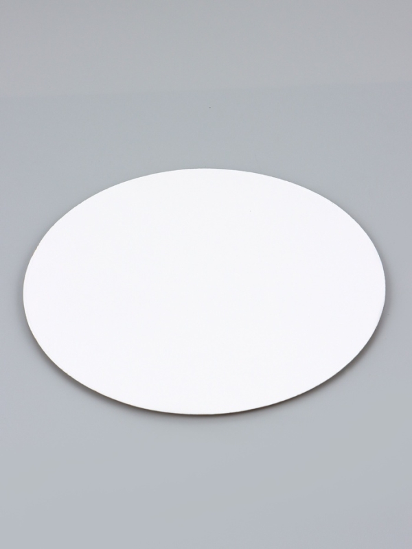 Подложка для торта, 24 см, золото - белая, 0.8 мм