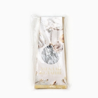 Свечи витые новогодняе &laquo;Новый год: Чудесных праздников&raquo;, 4 шт, 6,8 х 1