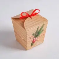 Бонбоньерка новогодняя &laquo;Happy new year&raquo;, 7,5 х 8 х 7,5 см, Новый год