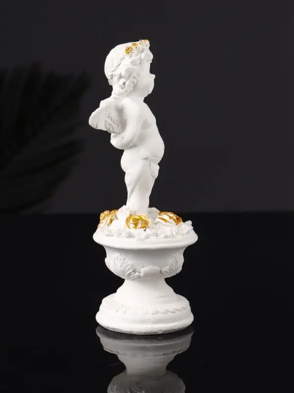 Набор фигура и подставка "Ангел и сердце" 12х20х10 см