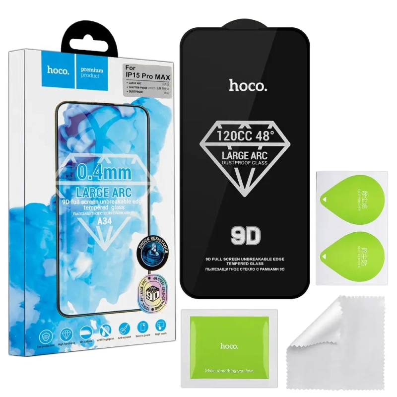 Защитное стекло iPh 15 Pro Max Dustproof A34 HOCO