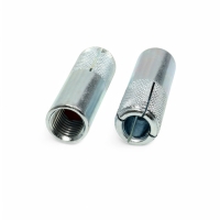 Анкер ТУНДРА, забиваемый, стальной, оцинкованный, М20х80 мм, 10 шт