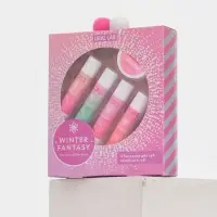 Подарочный набор новогодний Winter Fantasy, 4 бальзама и скраб для губ, URAL LAB